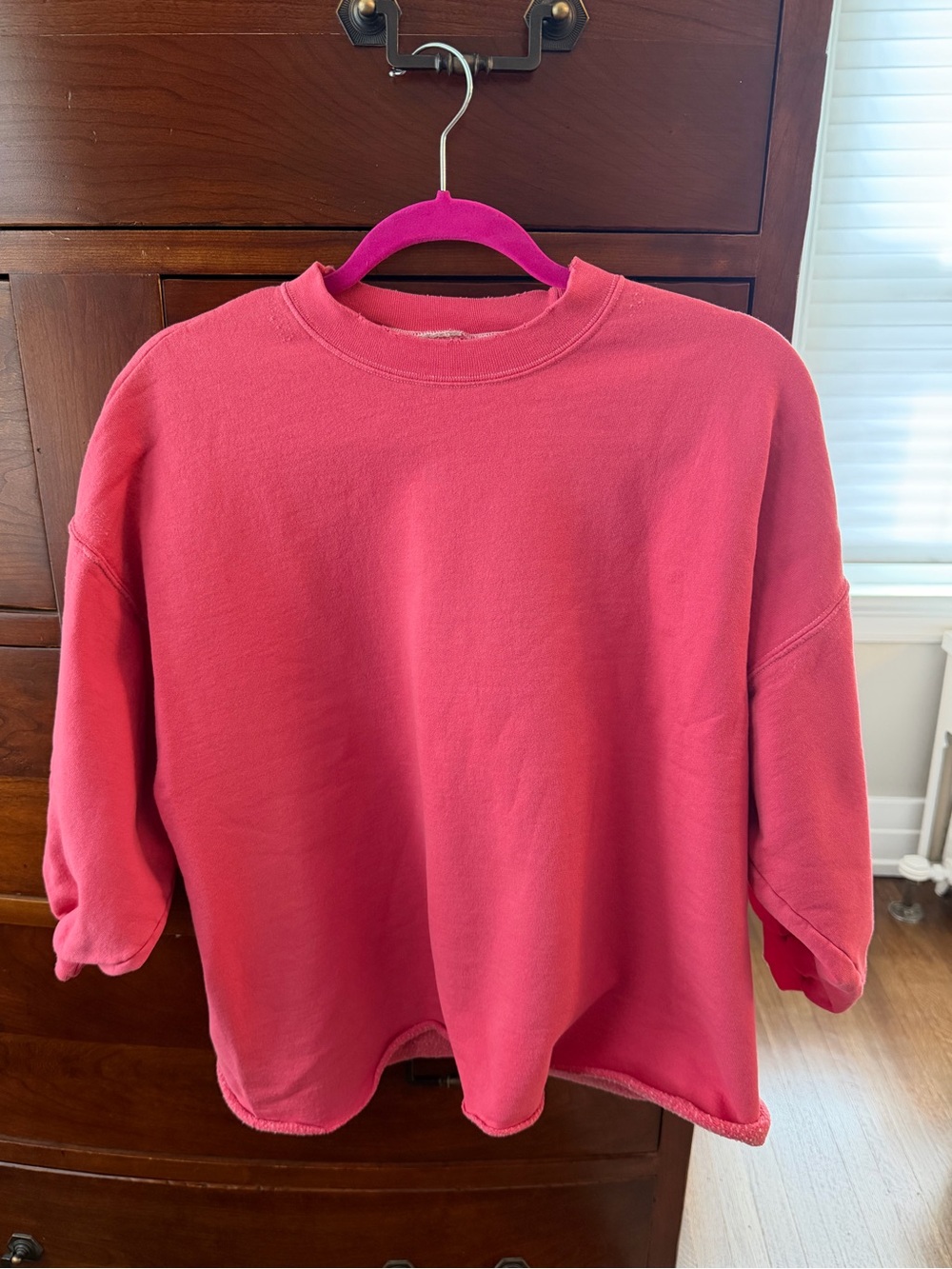 Rachel Comey Fond 3/4 sleeve Crewneck Sweatshirt XS/S